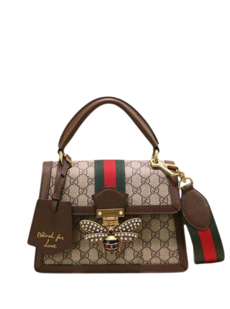 The "Queen Bee" Embossed Top Handle Bag